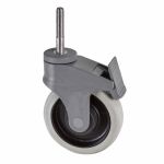 Cambro® Camshelving® 5" Stem Caster with Toe Pedal Brake