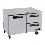 EFI Versa Chill 48" Undercounter Cooler Solid Door and 2 Drawers