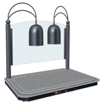 Hatco Large Rectangular Decorative Carving Station with Bright Nickel Finish