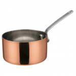Winco Mini 7oz Sauce Pan Copper-Plated
