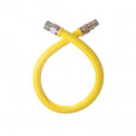 Dormont Stationary Gas Hose 1¼" × 48" Yellow