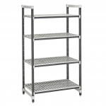 Cambro® Elements® XTRA Series 18" × 36" × 72" Stationary Shelving Unit Package