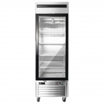 EFI Versa Chill 27" Bottom Mount Reach-In Glass Door Freezer Stainless Steel Left-Hinged