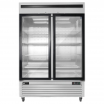 EFI Versa Chill 54" Bottom Mount Glass Door Reach-In Freezer with Stainless Steel Exterior