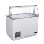 EFI 47" Ice Cream Dipping/Display Cabinet with Sneeze Guard