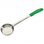 Winco 4oz Solid Round Food Portion Scoop Green