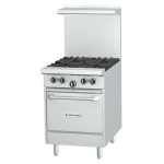 Garland Starfire Pro G Series 24" Restaurant Range with 4 Burners and Space Saver Oven LP