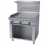 Garland Starfire Pro G Series 36" Thermostatic Griddle Range with Storage Base