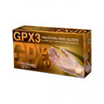 Ammex® Industrial Disposable Vinyl Gloves Clear Extra Large 100/BX