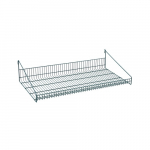 Metro SmartWall 18"×36" Grid Shelf with Retaining Ledge Metroseal Green