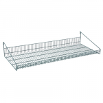 Metro SmartWall 18"×48" Grid Shelf with Retaining Ledge Metroseal Green