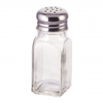 Winco 2oz Square Shaker with Mushroom Top