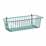 Metro 17⅜"×7½"×5" Wire Storage Basket Metroseal Green