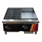 EFI Versa Heat 24" Combination Charbroiler & Griddle Cooktop NG