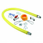 T&S Brass Safe-T-Link Gas Hose Kit 1" NPT × 36"