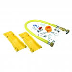 T&S Brass Safe-T-Link Gas Hose Kit ¾" NPT x 48" w/Installation Kit, SwiveLink Fittings & Posi-Set