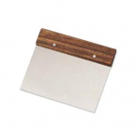 Browne Dough Scraper 6" S/S w/Wood Handle