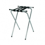 Browne Deluxe Chrome Tray Stand w/Straps and Double Bar