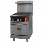 Versa Heat 24" Gas Range with 24" Charbroiler & 1 Oven LP