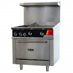 Versa Heat 36" CombinationGas Range with 2 Burners, 24" Griddle & 1 Oven LP