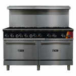 Versa Heat 60" Gas Range with 10 Burners & 2 Ovens NG