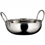 Winco 6" Stainless Steel Kady Bowl with Handles