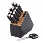 Kitchenaid® 15-Piece Gourmet Knife Block Set Black