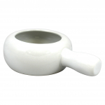 Magnum 8oz White Onion Soup Bowl w/Handle
