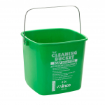 Winco The Cleaning Bucket 6qt Green Soap Bucket