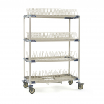 Metro MetroMax® i 24″ x 48″ x 68″ Mobile Drying Rack w/4 Shelves