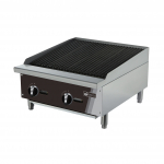 EFI 24" Gas Countertop Charbroiler with Stainless Steel Radiants LP
