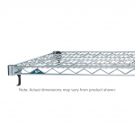 Metro Super Adjustable™ Super Erecta® 24" × 36" Chrome Shelf
