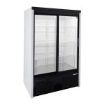Habco 40ft³ Sliding Door Display Refrigerator