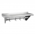EFI Wall Shelf 60"W × 15"D with Pot Rack