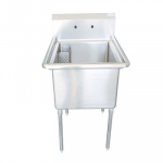 EFI 1-Compartment 18" Pot Sink without Drain Boards