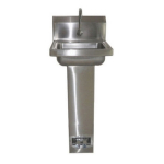 EFI Hand Washing Sink with Pedestal, Foot Valves and Faucet