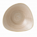 Churchill Stonecast® 9¼" Triangular Bowl Nutmeg Cream