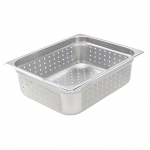 Stainless Steel Perforated Steam Table Insert Pan Half Size 4" Deep