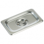 Stainless Steel Steam Table Insert Lid Ninth Size Solid
