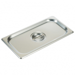 Stainless Steel Steam Table Insert Lid Third Size Solid