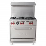 Vulcan® SX Series 36" 6-Burner Value Range NG