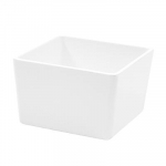 TableCraft Contemporary Collection™ 1qt Straight-Sided Square Bowl White