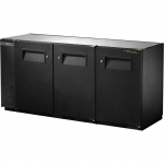 True® Backbar Cooler 24×71⅞" Triple Solid Swing Doors