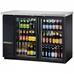 True® Backbar Cooler 24×49⅛" Dual Glass Swing Door