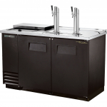 True® Club Top 58⅞" Direct Draw Beer Dispenser Black