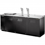 True® Club Top 90⅜" Direct Draw Beer Dispenser Black