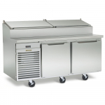 Traulsen TS Series 66" Full-Size Two-Door Pizza/Salad/Sandwich Prep Table
