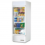 True® 23ft³ Glass Swing Door Cooler Merchandiser White