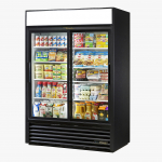 True® 47ft³ Sliding Glass Doors Merchandiser Black