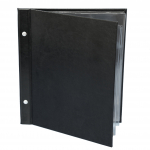 Menu Depot Universal Express Malibu Exposed 8½×11” Black Daytona Menu Cover
